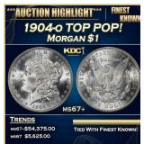 1904-o Morgan Dollar TOP POP! $1 ms67+ SEGS