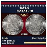 1897-s Morgan Dollar $1 ms65+ SEGS