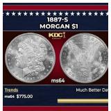 1887-s Morgan Dollar $1 ms64 SEGS