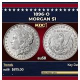 1896-o Morgan Dollar $1 Grades au58
