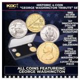 Historic 4 Coin 'George Washington Tribute' Set