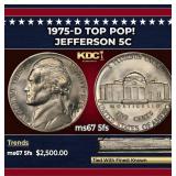 1975-d Jefferson Nickel TOP POP! 5c ms67 5fs SEGS