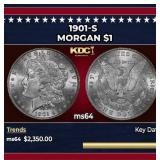1901-s Morgan Dollar $1 ms64 SEGS