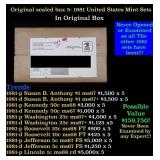 Original sealed box 5- 1981 United States Mint Set