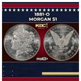 1881-o Morgan Dollar $1 Grades ms63+