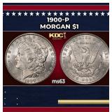 1900-p Morgan Dollar $1 Grades ms63