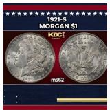 1921-s Morgan Dollar $1 Grades ms62