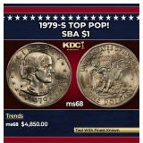 1979-s Susan B. Anthony Dollar TOP POP! $1 ms68 SE
