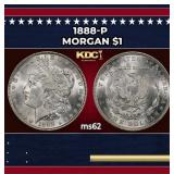 1888-p Morgan Dollar $1 Grades ms62
