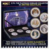 5 Coin Queen Elizabeth II - The Platnium Jubalee -