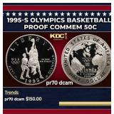1995-s Olympics Basketball Proof Modern Commem Hal