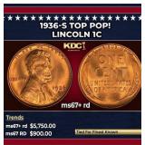 1936-s Lincoln Cent TOP POP! 1c ms67+ rd SEGS