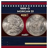 1899-o Morgan Dollar $1 Grades ms63+