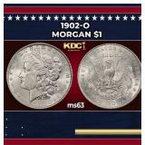 1902-o Morgan Dollar $1 Grades ms63