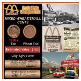 Lincoln Wheat Cent 1c Mixed Roll Orig Brandt McDon