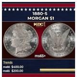 1880-s Morgan Dollar $1 Grades ms65+