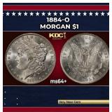 1884-o Morgan Dollar $1 Grades ms64+