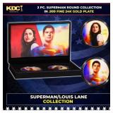2 Coin Superman & Louis Lane, James Gunn Gold Plat