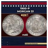 1900-p Morgan Dollar $1 Grades ms65