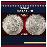 1900-o Morgan Dollar $1 Grades ms63+