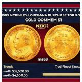 1903 McKinley Louisiana Purchase Gold Commem Dolla