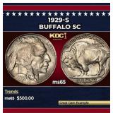 1929-s Buffalo Nickel 5c Grades ms65