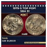 1979-s Susan B. Anthony Dollar TOP POP! $1 ms68 SE