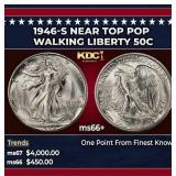 1946-s Walking Liberty Half Dollar Near Top Pop 50