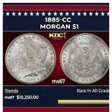 1885-cc Morgan Dollar $1 ms67 SEGS