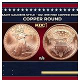 Saint Gaudens Style - 1oz .999 Fine Copper Round