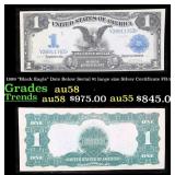 1899 $1 large size Silver Certificate "Black Eagle