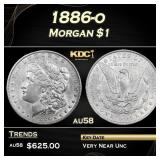 1886-o Morgan Dollar $1 Grades au58