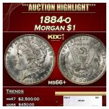 1884-o Morgan Dollar $1 ms66+ SEGS