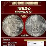 1882-o Morgan Dollar $1 ms65+ SEGS