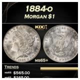 1884-o Morgan Dollar $1 Grades ms65+