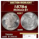 1878-s Morgan Dollar $1 ms66 SEGS