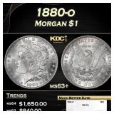 1880-o Morgan Dollar $1 ms63+ SEGS