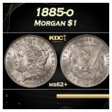 1885-o Morgan Dollar $1 Grades ms62+
