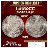 1882-cc Morgan Dollar $1 ms66 SEGS
