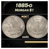 1885-o Morgan Dollar $1 Grades ms62
