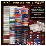 COMPLETE MINT SET RUN ALL 55 SETS! 1968-2024 920+