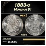 1883-o Morgan Dollar $1 Grades ms66