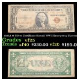 1935A $1 Silver Certificate Hawaii WWII Emergency