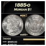 1885-o Morgan Dollar $1 Grades ms65+