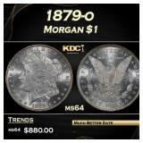 1879-o Morgan Dollar $1 Grades ms64