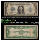 1923 $1 large size Silver Certificate Grades f+ Si