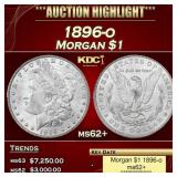 1896-o Morgan Dollar $1 ms62+ USCG
