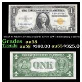 1935A $1 Silver Certificate North Africa WWII Emer