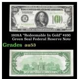 1928A $100 Green Seal Federal Reserve Note "Redeem