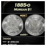 1885-o Morgan Dollar $1 ms66+ SEGS